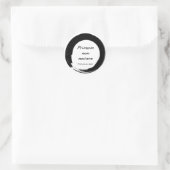 Primum non Nocere Runder Aufkleber (Tasche)