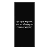 Primum non Nocere Werbekarte (Hinten)