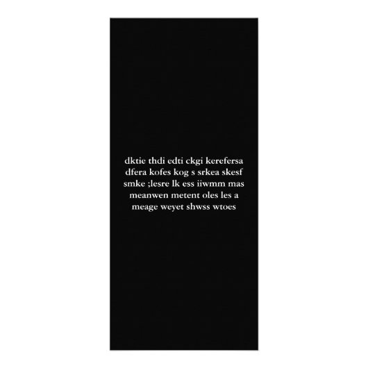 Primum non Nocere Werbekarte (Hinten)