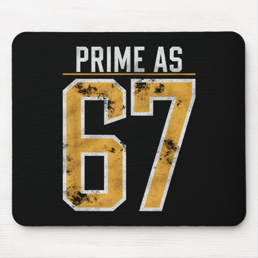 Primzahl als 67 mousepad (Vorne)
