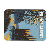 Prince Albert National Park Canada Travel Vintag Magnet (Horizontal)