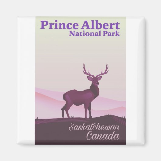 Prince Albert National Park, Saskatchewan, Kanada Magnet (Vorne)