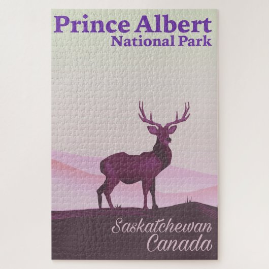 Prince Albert National Park, Saskatchewan, Kanada Puzzle (Vertikal)