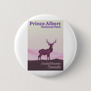 Prince-Albert-Nationalpark, Saskatchewan, Kanada Button