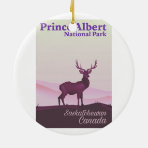 Prince-Albert-Nationalpark, Saskatchewan, Kanada Keramikornament