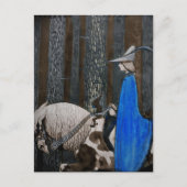 Prince and Tomte (Gnome) in the Forest Postkarte (Vorderseite)