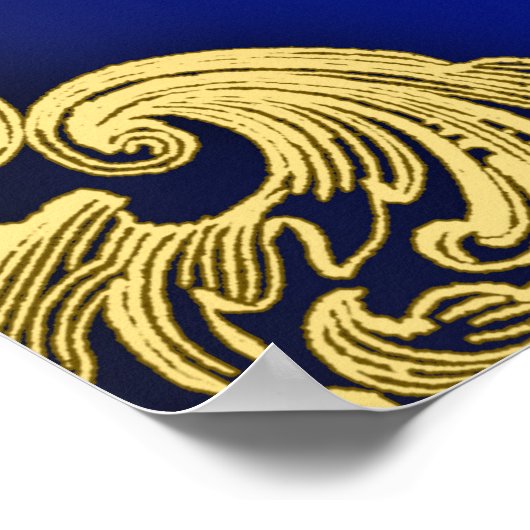 Prince Baby Dusche Begrüßungszeichen Poster (Ecke)