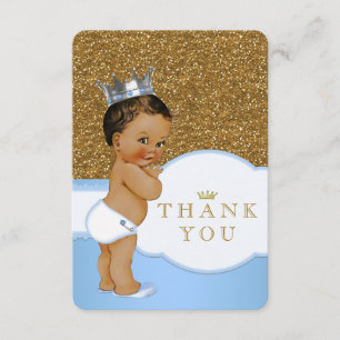 Prince Baby Dusche Vielen Dank Karten