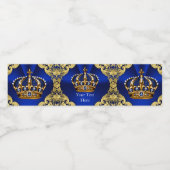 Prince Baby Dusche Wasserflaschen Etiketten (Einzelnes Label)