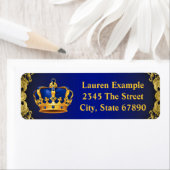 Prince Baby Shower Address Labels (Insitu)