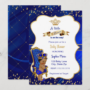 Prince Baby Shower Einladung Baby Boy Dusche