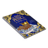 Prince Baby Shower Guest Book Notizblock (Rechte Seite)
