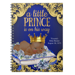 Prince Baby Shower Guest Book Notizblock