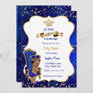 Prince Baby Shower Invitation Baby Boy Dusche Einladung