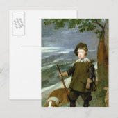 Prince Balthasar Carlos Postkarte (Vorne/Hinten)