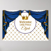 Prince Birthday Little Prince Baby Shower Poster (Vorne)