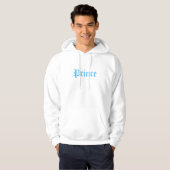 Prince Blue Text Hoodie (Vorne ganz)
