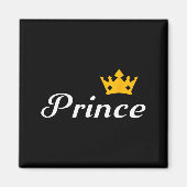 Prince Boys Men Family Matching Valentines Day  Magnet (Vorne)