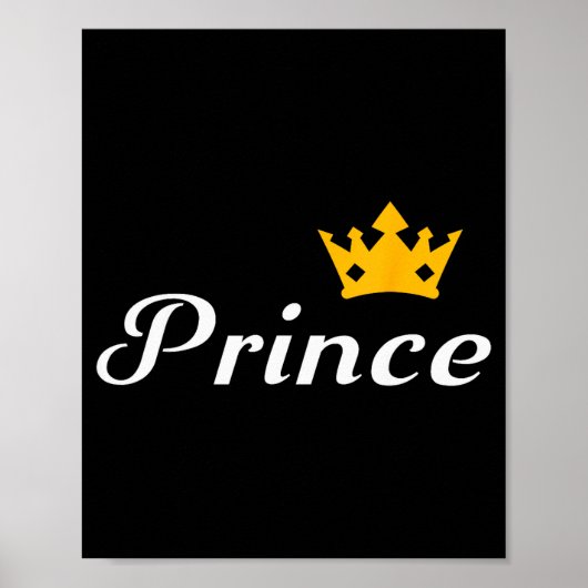 Prince Boys Men Family Matching Valentines Day  Poster (Vorne)