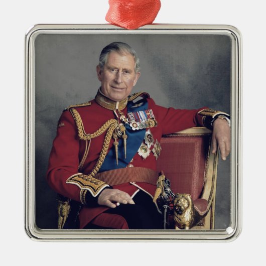 Prince Charles III 2018 Ornament Aus Metall (Vorne)