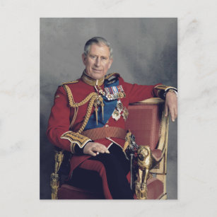 Prince Charles III 2018 Postkarte