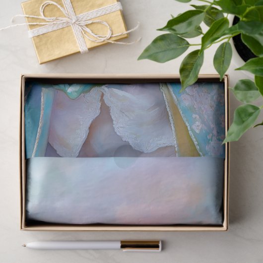 Prince Charming Frog Romantic Wedding Decoupage Seidenpapier (Geschenk)