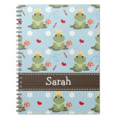 Prince Charming Frog Spiral Journal Notizblock (Vorderseite)