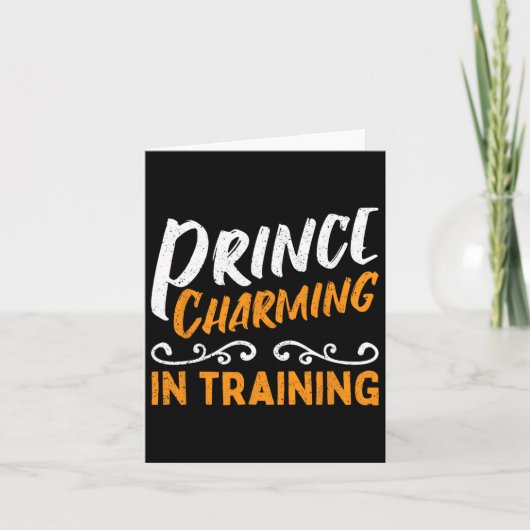Prince Charming in der Ausbildung Märchen Karte (Vorderseite)