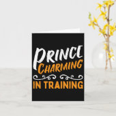 Prince Charming in der Ausbildung Märchen Karte (Gelbe Blume)