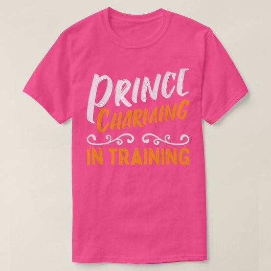 Prince Charming in der Ausbildung Märchen T-Shirt (Design vorne)