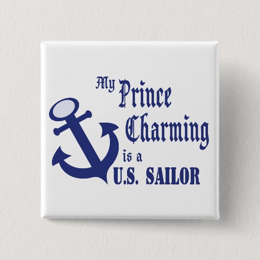 Prince Charming ist ein Seemann Button (Vorderseite)
