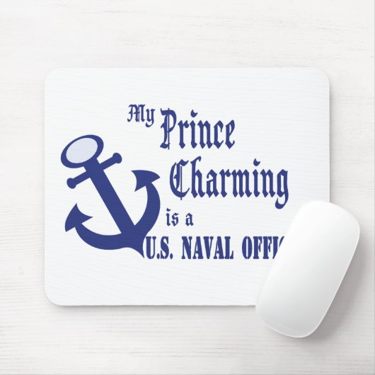 Prince Charming ist Offizier der US-Marine Mousepad (Mit Mouse)