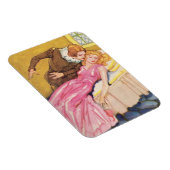 Prince Charming küsst Schlaf Schönheit Magnet (Rechte Seite)