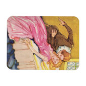 Prince Charming küsst Schlaf Schönheit Magnet (Horizontal)