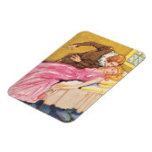 Prince Charming küsst Schlaf Schönheit Magnet (Linke Seite)
