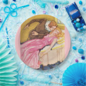 Prince Charming küsst Schlaf Schönheit Pappteller (Party)