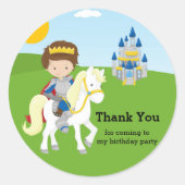 Prince Charming Runder Aufkleber (Vorderseite)