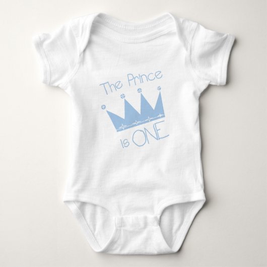Prince Crown 1st Birthday Tshirts und Geschenke (Vorderseite)