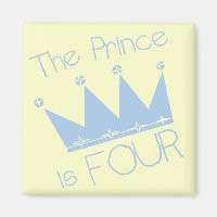 Prince Crown 4. Geburtstag - Hemden und Geschenke