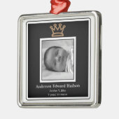 Prince Crown Baby Boy Foto Ornament (Links)