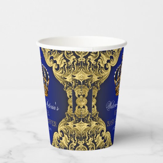 Prince Crown Baby Duschpapiertafeln Pappbecher (Rechts)