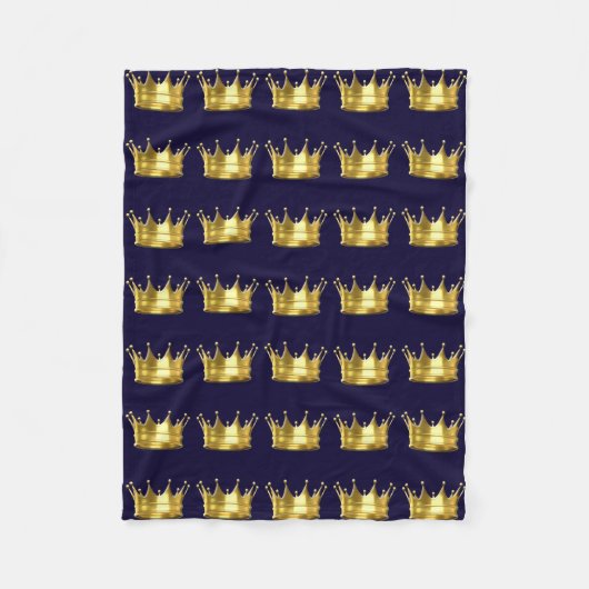 Prince Crown Fleece Blanket (Vorderseite)