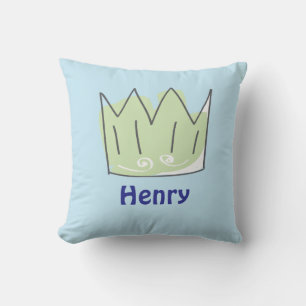 Prince Crown, Niedliches Baby Boy Gift, Personalis Kissen