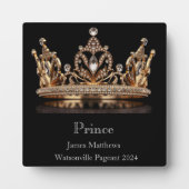 Prince Crown Pageant Plaque Fotoplatte (Vorderseite)