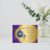 Prince Diaper Raffle Tickets Begleitkarte (Stehend Vorderseite)