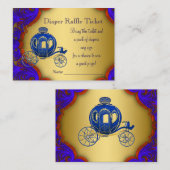 Prince Diaper Raffle Tickets Begleitkarte (Vorne/Hinten)