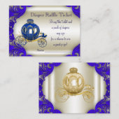 Prince Diaper Raffle Tickets Begleitkarte (Vorne/Hinten)