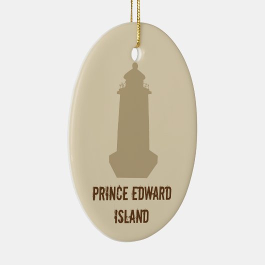 Prince-Edward-Inselleuchtturm Keramik Ornament (Rechts)