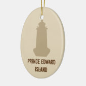 Prince-Edward-Inselleuchtturm Keramik Ornament (Links)