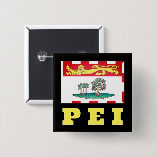 Prince Edward Island Flag Button (Vorne & Hinten)